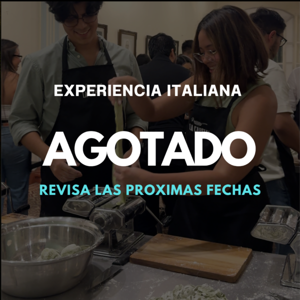 Sábado 21 de Junio  Experiencia Italiana