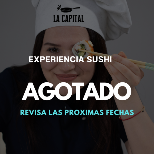 Sábado 12 de Julio Experiencia Sushi