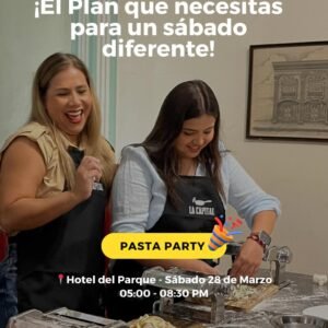 Sábado 28 de Marzo Pasta Party